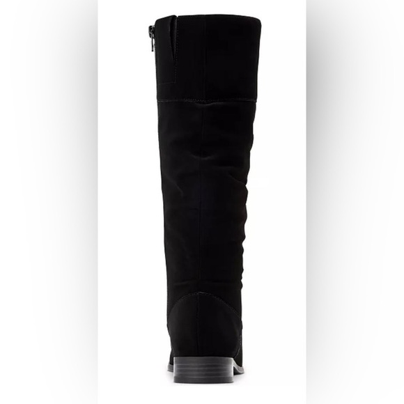 NIB Style & Co. Kelimae Scrunched Black Boots - 8.5 - Picture 2 of 7